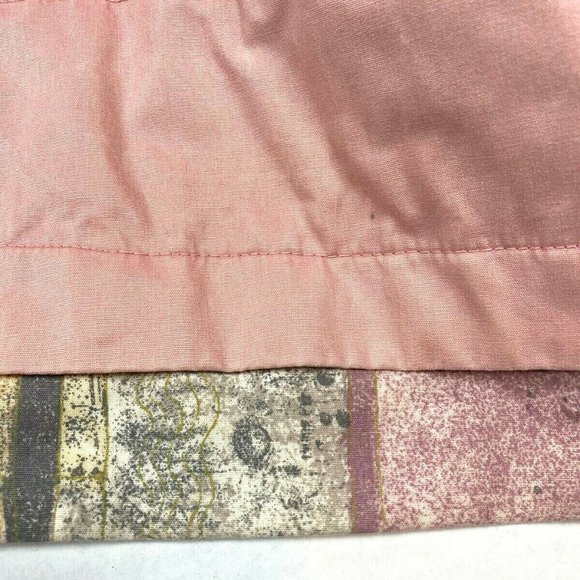FREE SHIP! Single Custom Curtain Vintage 70s Pink - Picture 5 of 9